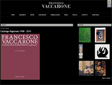 Tablet Screenshot of francescovaccarone.it